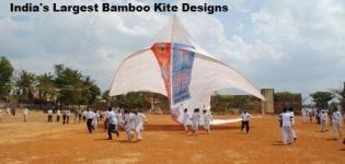 India's Largest Bamboo Kite Designs Used For World Record Attempt by Pavan Solanki Team