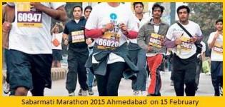 Sabarmati Marathon 2015 in Ahmedabad Gujarat on 15 February - Date Venue Route