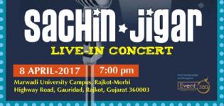 Sachin Jigar Live Concert 2017 in Rajkot at Marwadi University