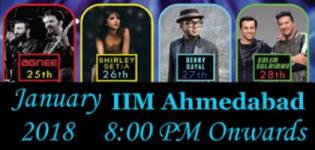 Salim Sulaiman Benny Dayal Shirley Setia Agnee Live IIMA Chaos 2018 - Details