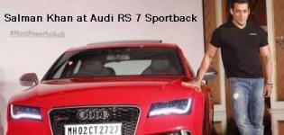 Salman Khan at Audi RS 7 Sportback Launching Event in Mumbai Photos