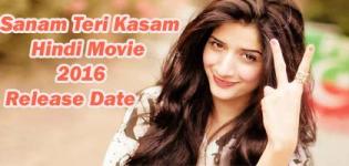Sanam Teri Kasam Hindi Movie 2016 - Release Date and Star Cast Crew Details