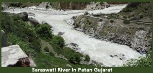 Saraswati River in Patan Gujarat - History - Information - Details - Images