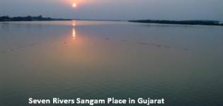 Seven Rivers in Gujarat Meeting Point and Sangam Place Details