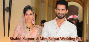 Shahid Kapoor and Mira Rajput Wedding Pics - Latest Marriage Photos of Bollywood Star July 2015