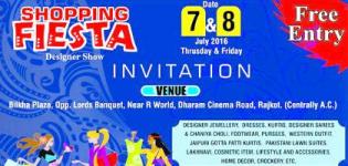Shopping Fiesta Designer Show 2016 in Rajkot - Date Time Venue Details
