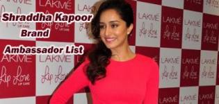 Shraddha Kapoor Brand Ambassador List - Endorsement Photo Gallery
