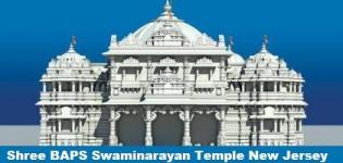 Shree BAPS Swaminarayan Temple New Jersey - Inauguration of Shri Akshardham Mandir in Robbinsville at NJ USA