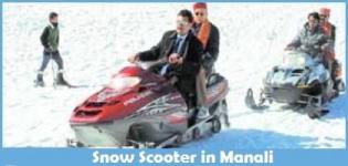 Snow Scooter in Manali - Snow Scooter in Rohtang Pass