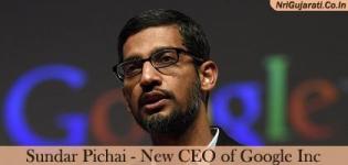 Sundar Pichai is New CEO of Google Inc - Subsidiary of ALPHABET Parent Company - August 2015
