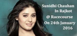 Sunidhi Chauhan Live Performance in Rajkot at Racecourse on 24th January 2016