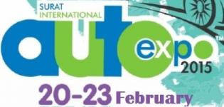 Surat International Auto Expo 2015 in Gujarat India