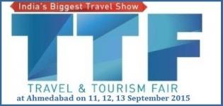 TTF Travel and Tourism Fair 2015 Ahmedabad Gujarat India on September 2015