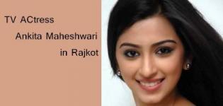 TV Actress Ankita Maheshwari in Rajkot for SHIV SHAKTI Ice Cream Launch Event