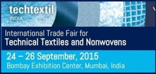 Techtextil India 2015 - International Trade Fair for Technical Textiles and Nonwovens at Mumbai