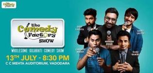 The Comedy Factory Show for Entertainment Arrange at C C Mehta Auditorium, Vadodara