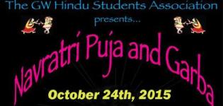 The GW Hindu Student Association Presents Navratri Garba 2015 at Marvin Center Washington USA