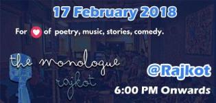 The Monologue 2018 in Rajkot Poetry Music Stories Comedy Venue and Date Details