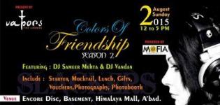 The Slackers Group Present Colors of Friendship DJ Party in Ahmedabad on 2nd August 2015