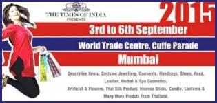 The Times of India Present Fashion Lifestyle Exhibition 2015 in Mumbai at World Trade Centre