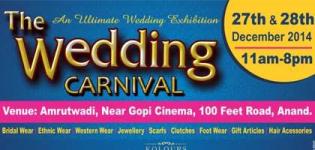 The Wedding Carnival at ANAND on 27-28 December 2014 - Fashion & Wedding Exhibition