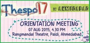 Thespo 17 Orientation Meeting and Workshop 2015 in Ahmedabad at Rangmandal Theatre