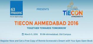 TiECON 2016 in Ahmedabad Gujarat at IIM Campus R J Mathai Hall on 5th March