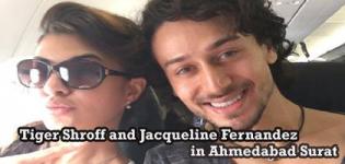 Tiger Shroff and Jacqueline Fernandez in Ahmedabad Surat - Flying Jatt Music Lanuch