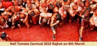 Tomato Carnival 2015 in Rajkot by Youth Club - Holi Celebration on 6 March