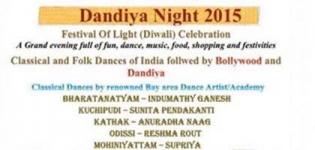 Tri Valley Dandiya and Diwali Event 2015 in USA at Amador Valley High School