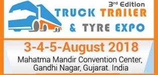 Truck Trailer & Tyre Expo 2018 in Gandhinagar at Mahatma Mandir Convention Centre