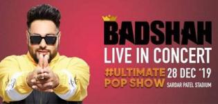 Ultimate Pop Show Badshah Live in Concert 2019 in Ahmedabad at Sardar Patel Stadium
