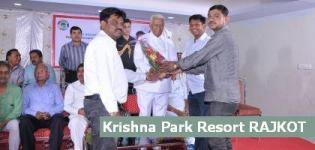 Vajubhai Vala at Krishna Park Resort Rajkot for Event of Prayas Parents Association India