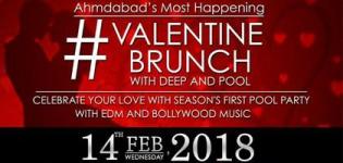 Valentine Brunch Party 2018 in Ahmedabad at Crazy Guys Town with Deejay Purvish & Deejay Heck