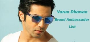 Varun Dhawan Brand Ambassador List - Endorsement Photo Gallery