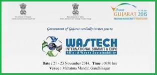Wastech International Summit & Expo 2014 in Gandhinagar Gujarat