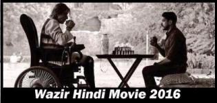 Wazir Hindi Movie Release Date 2016 with Cast Crew & Review