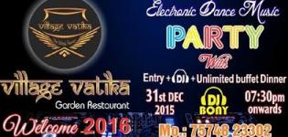Welcome 2016 Electronic DJ Bony Dance Party at Village Vatika Gandhinagar