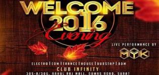 Welcome 2016 Evening in Surat - 31st New Year Celebrations at Club Infinity