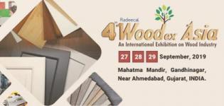 Woodex Asia 2019 in Gandhinagar from 27th to 29th September