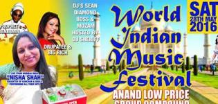 World Indian Music Festival 2016 in Anand Gujarat Date and Details