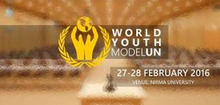 World Youth Model United Nations 2016 in Nirma University Ahmedabad on 27 and 28 February