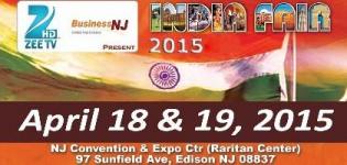 ZEE TV presents India Fair 2015 Event in New Jersey at Raritan Center on 18-19 April 2015