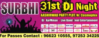 31st DJ Night with SURBHI Group  Rajkot