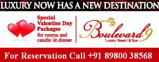 Special Valentine Day Packages at Boulevard 9 Resort  Nadiad