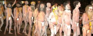 Naga Bava Celebrates Maha Shivratri Festival at Bhavnath Fair in Junagadh India