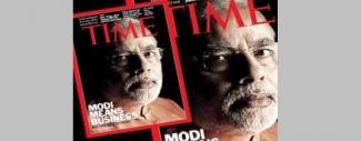 Narendra Modi on Time Magazine Cover Page - In List of Top 100 Time Power Faces