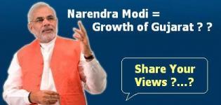 Narendra Modi = Growth of Gujarat ? ?