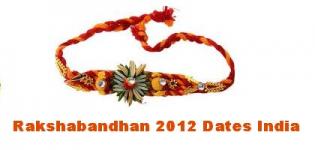 Raksha Bandhan 2012 Date and Day India Calendar