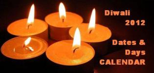 Diwali Festival 2013 Date India - Diwali 2013 Dates and Days Indian Calendar Holidays